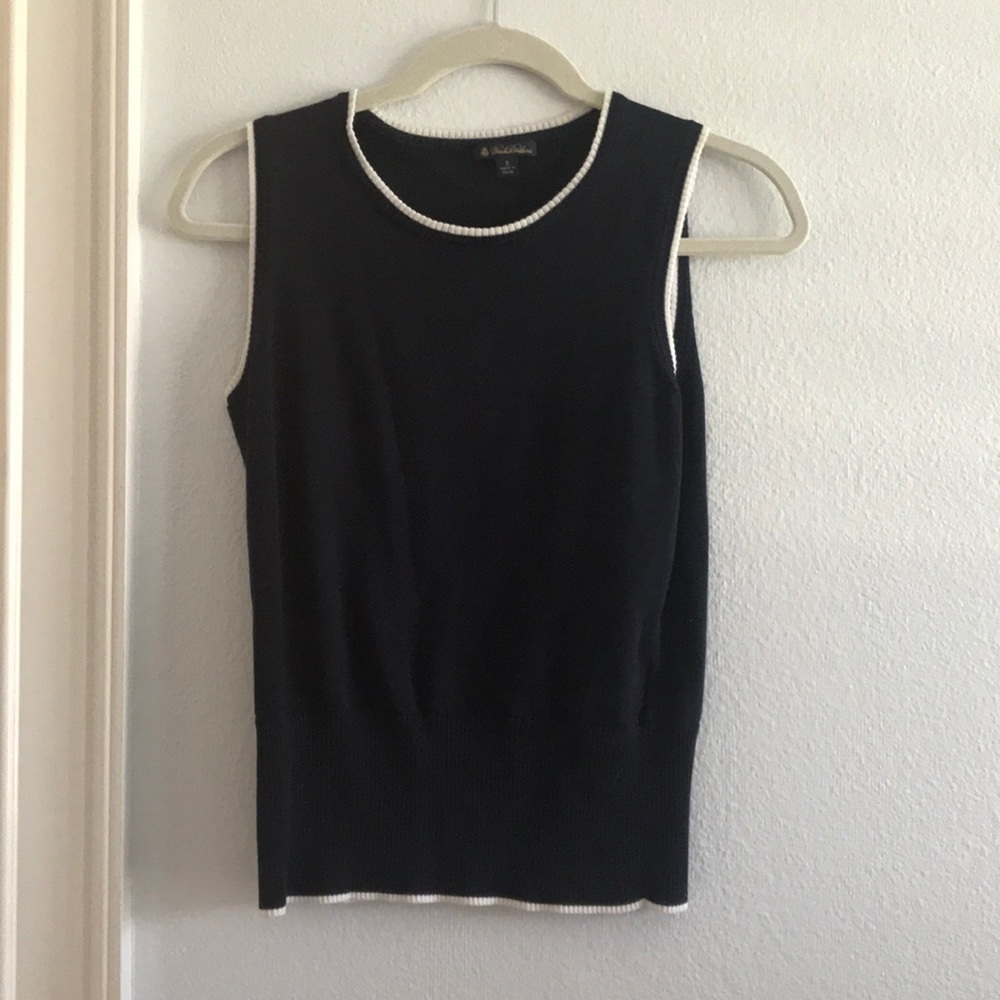 Brooks Brothers Navy Sweater Vest Small